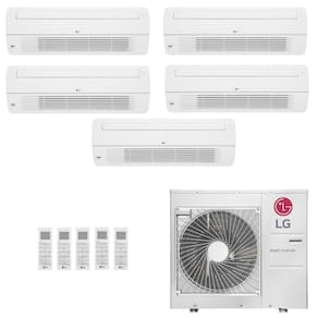 Ar-Condicionado Multi Split Inverter LG 48.000 (5x Evap Cassete 1 Via 12.000) Quente/Frio 220V