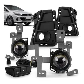 Kit Farol Neblina Milha HB20 HB20S 2023 Botão no painel