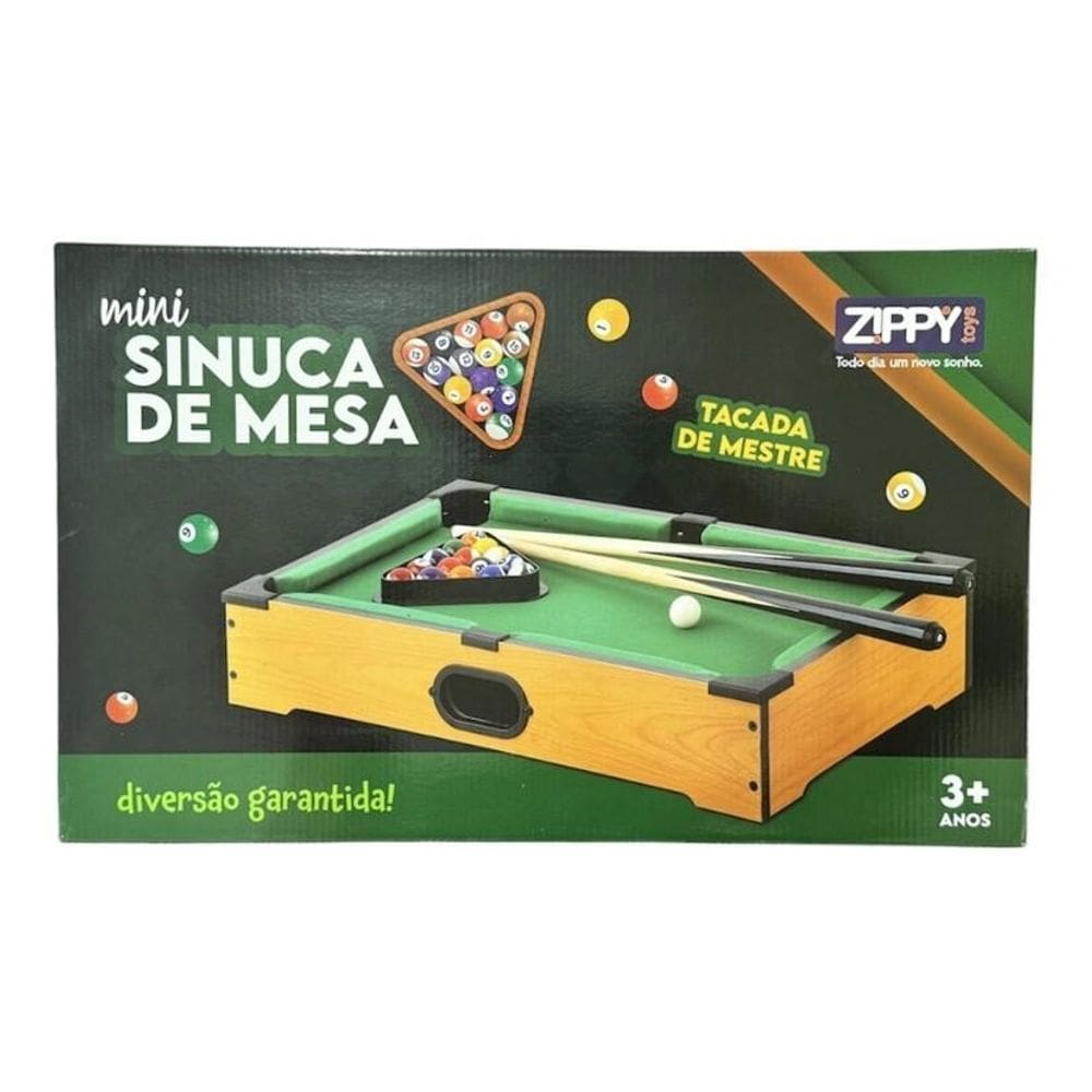 Jogo Mini Mesa De Sinuca - Zippy Toys Jg24216