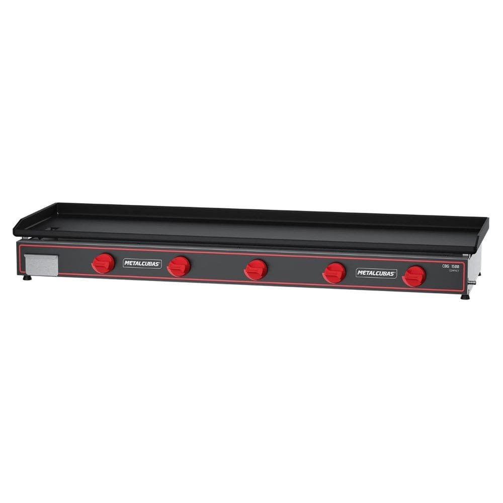 Chapa Bifeteira a Gás Compacta CBG-1500C Metalcubas 150 cm