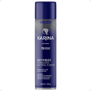 Hair Spray Karina Antifrizz Fixação Extra Forte 400ml