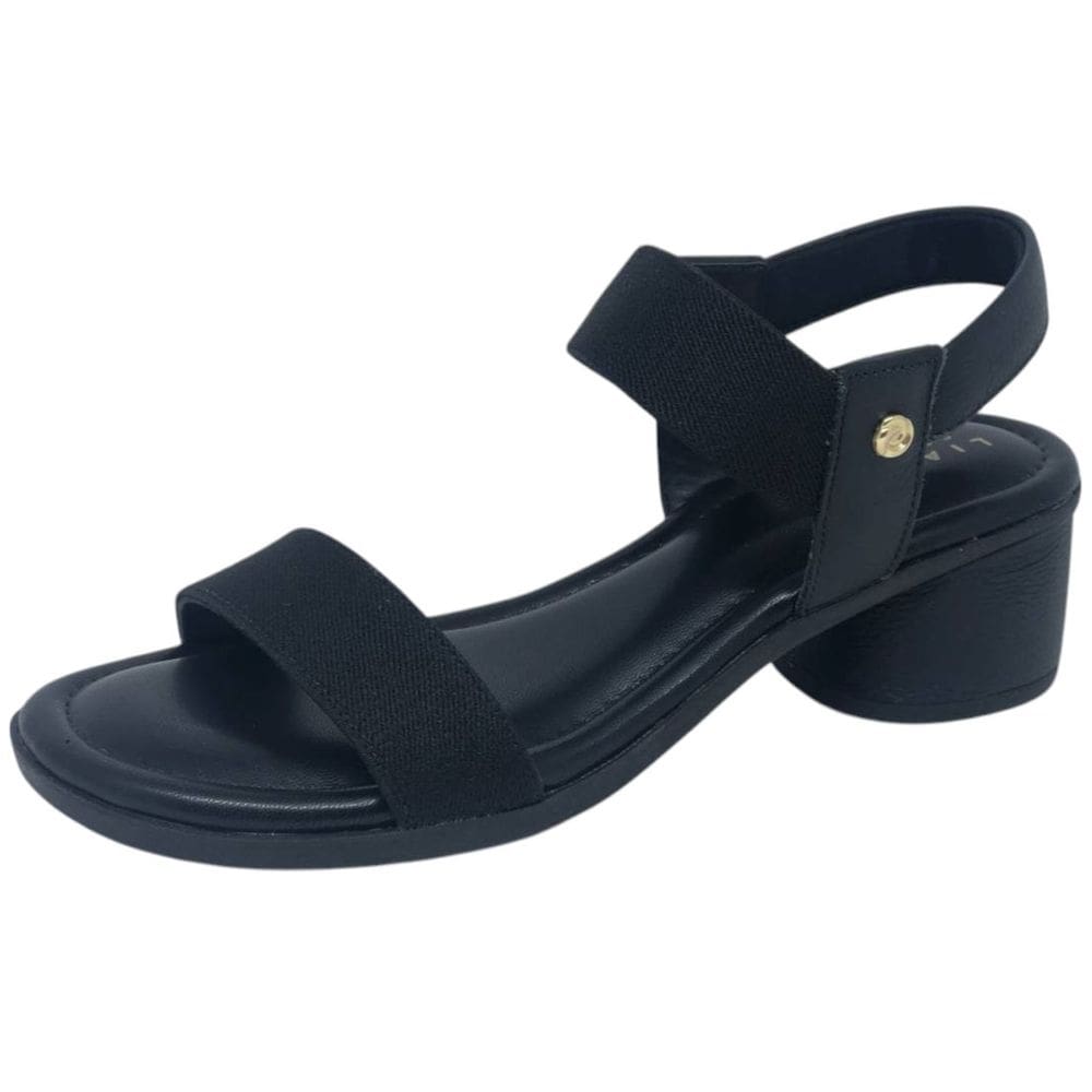 Sandália Feminina Salto Bloco Casual Conforto Lia Line