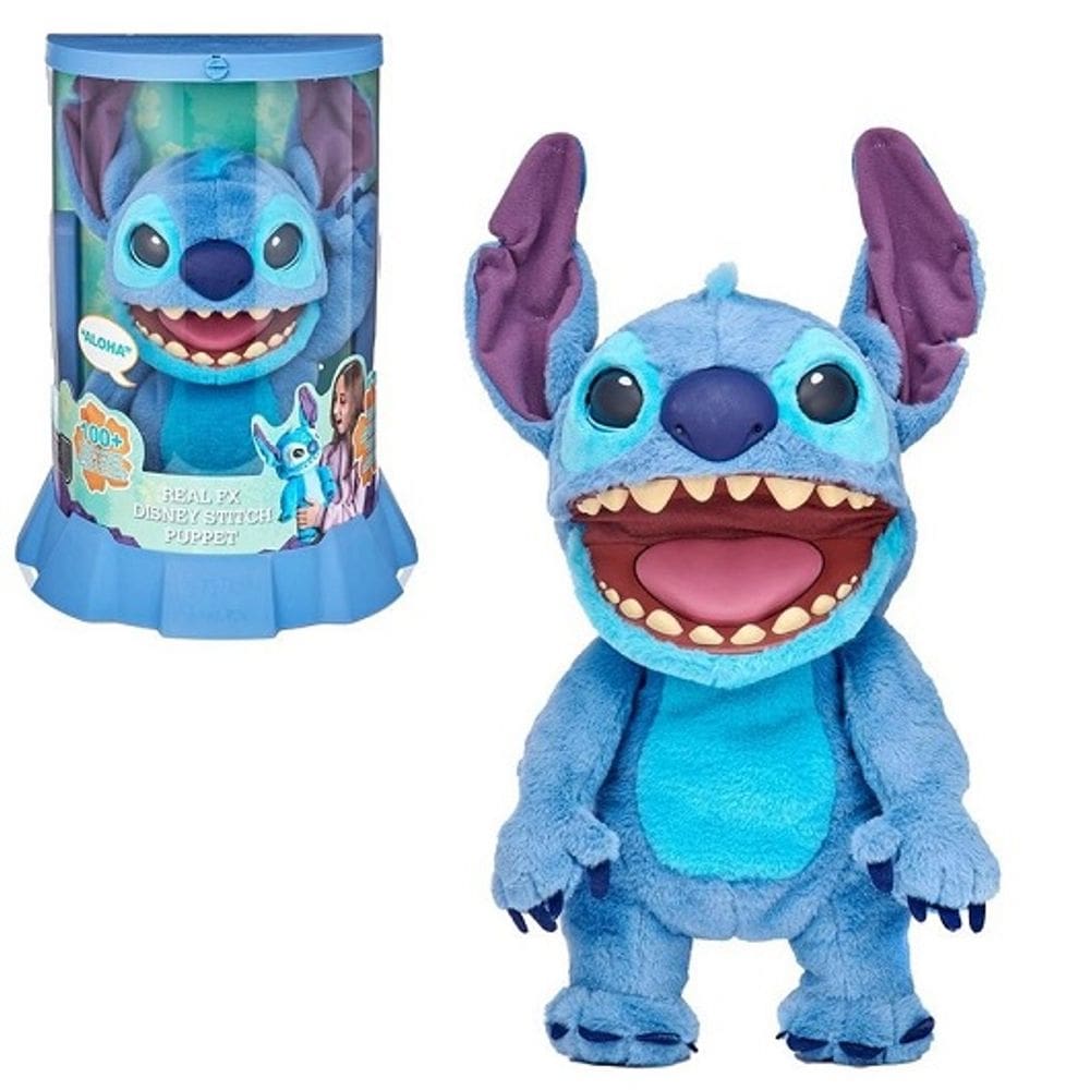 Stitch Pelúcia Interativa Animatrônica Real FX Wow 45 Cm C/ 100 sons e reações - Sunny