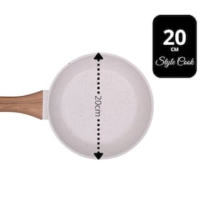 Panela Indução Revestimento Cerâmica Style Cook Mármol 20cm - Mimo Style