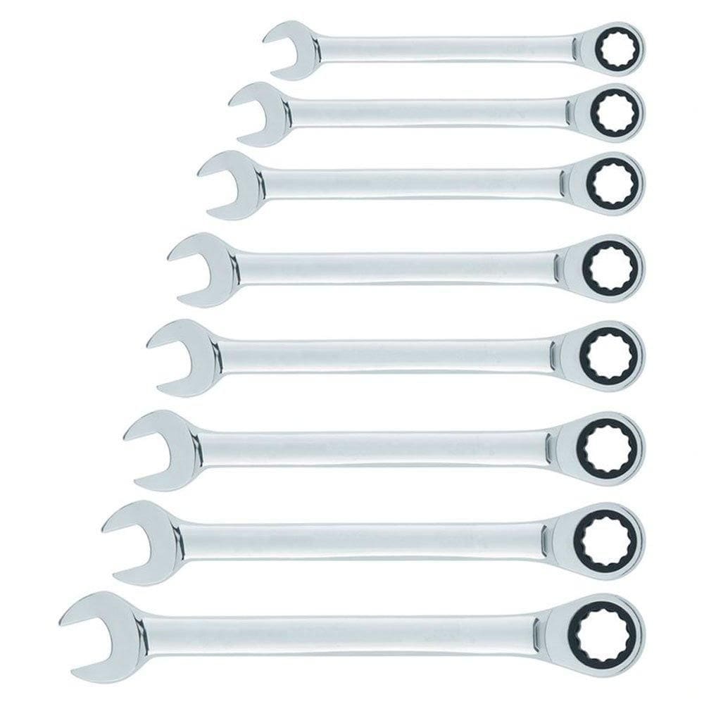 Jogo Chaves Combinada 8 a 19mm com Catraca 8 Peças - Stels