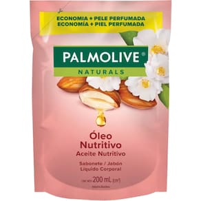 Sabonete Líquido Palmolive Camélia e Óleo de Amêndoas Nutrição Deslumbrante Refil 200ml