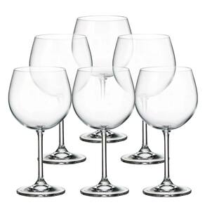 Taça para Gin e Vinho de Cristal 570ml 6 Unidades