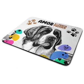 Mouse Pad Amor de quatro patas - Cachorro São Bernardo