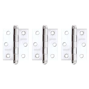 Dobradiça Sem Rolamento Inox Polido Pado 3530 - 3.1-2 Com 3 Unidades