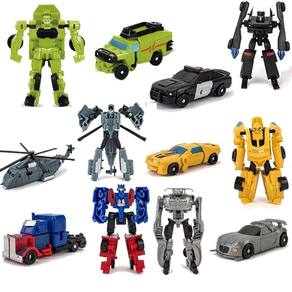 Conjunto de robôs Toy Car HAYUL 6 PCS Deformation Action Figure Kids