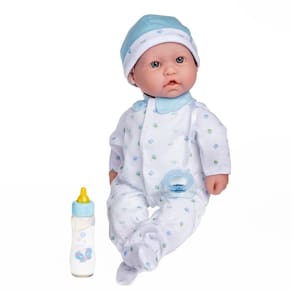 Boneca JC Toys La Baby Blue, 40 cm, lavável, corpo macio, menino