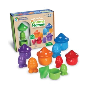Recursos de aprendizagem de brinquedos para aprendizagem pré-escolar Peekaboo Gnome Homes