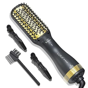 Escova de secador de cabelo LURA Blow One-Step 600W Ionic para mulheres negras