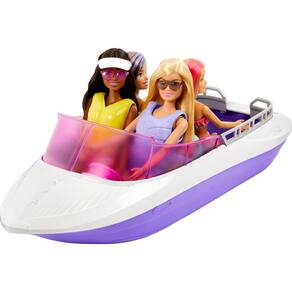 Conjunto de brinquedos para barcos Barbie Mermaid Power com Malibu e Brooklyn