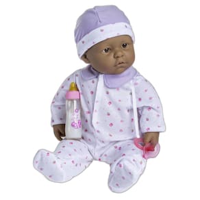 Boneca JC Toys La Baby Hispanic 50 cm lavável com roupa