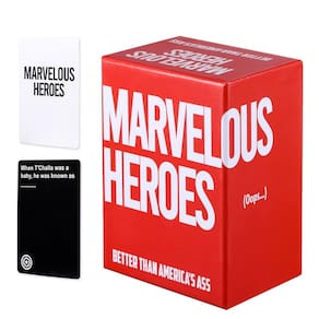 Jogo de cartas Marvelous Heroes para adultos e família