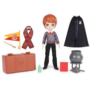 Boneca Wizarding World Harry Potter Ron Weasley 20 cm com acessórios