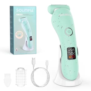Barbeador elétrico Solimpia Lady Shavers para mulheres IPX6 à prova d`água