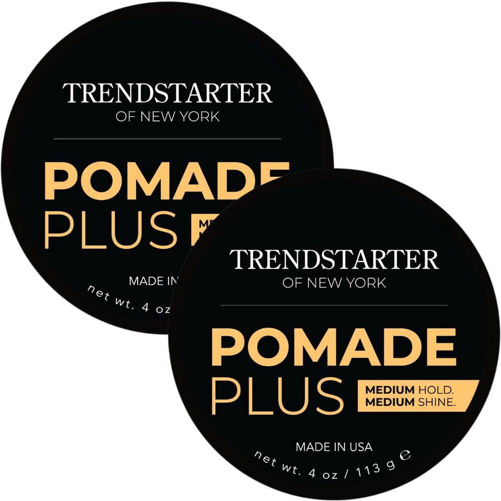 Gel modelador de cabelo TRENDSTARTER Pomade Plus Medium Hold 120 ml x2