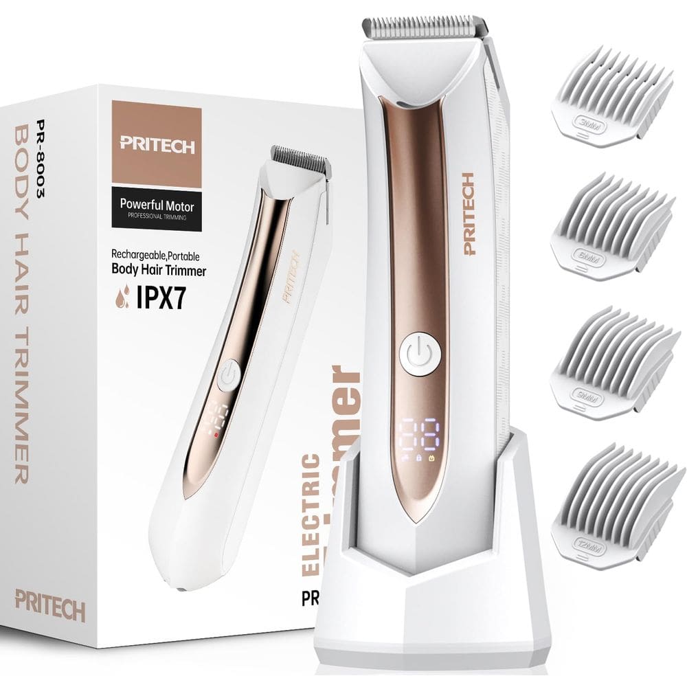 Aparador de biquíni PRITECH Lady Electric Wet & Dry Recarregável