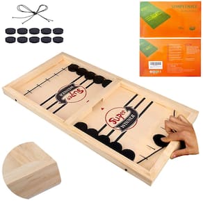Jogo de tabuleiro Fast Sling Puck Game SIMPLENICE para crianças e adultos