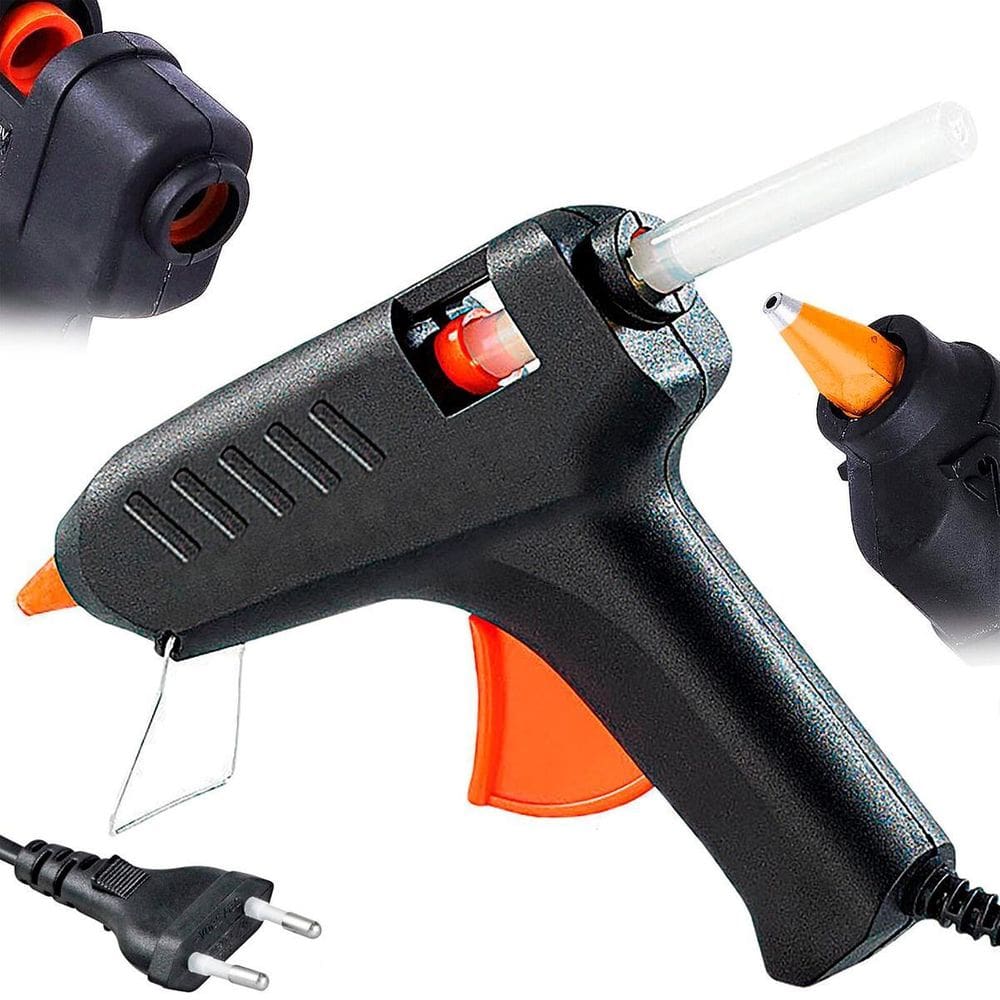 Pistola Cola Quente Elétrica Bivolt Para Arte E Escola
