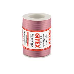 Fita Cetim 100 Metros 7mm 100% Poliéster Rosa Escuro
