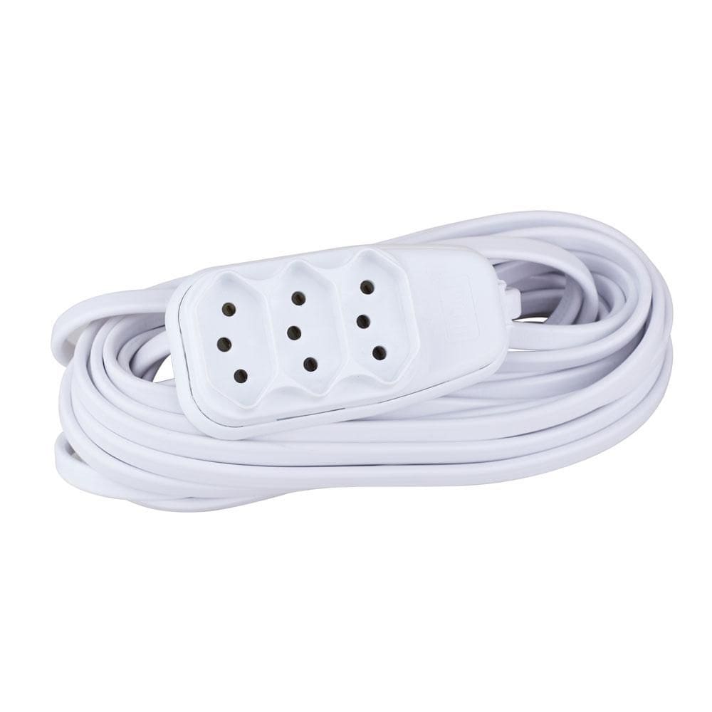Extensão 8m 2P+T Ilumi 17891 Branca