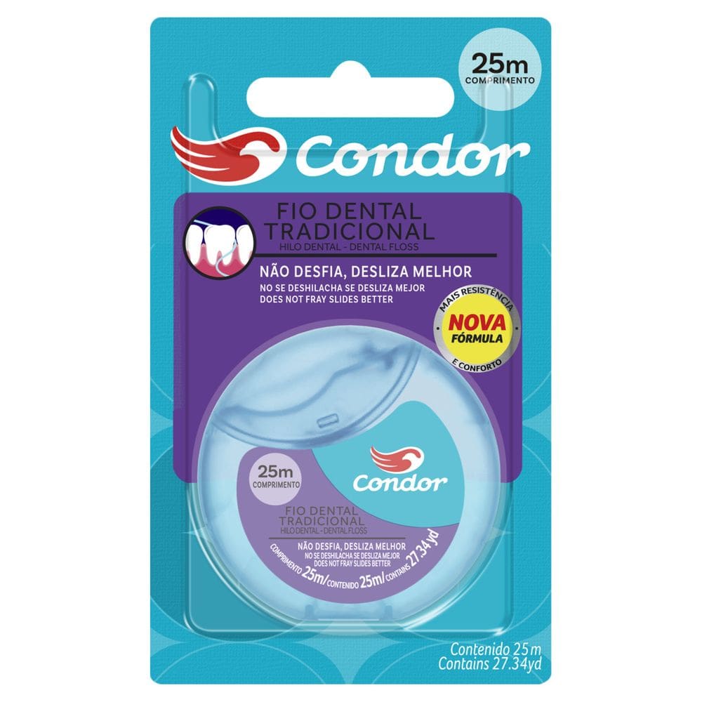 Fio Dental Tradicional Condor 25m