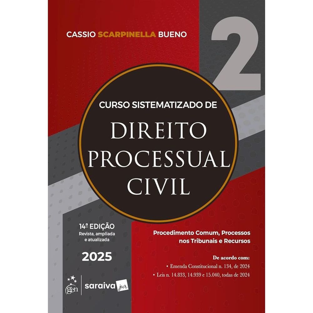 Curso Sistematizado de Direito Processual Civil - Vol. 2 - 14ª Edição 2025