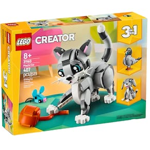 Blocos de Montar Lego Creator 3 em 1 Gato Brincalhão 31163