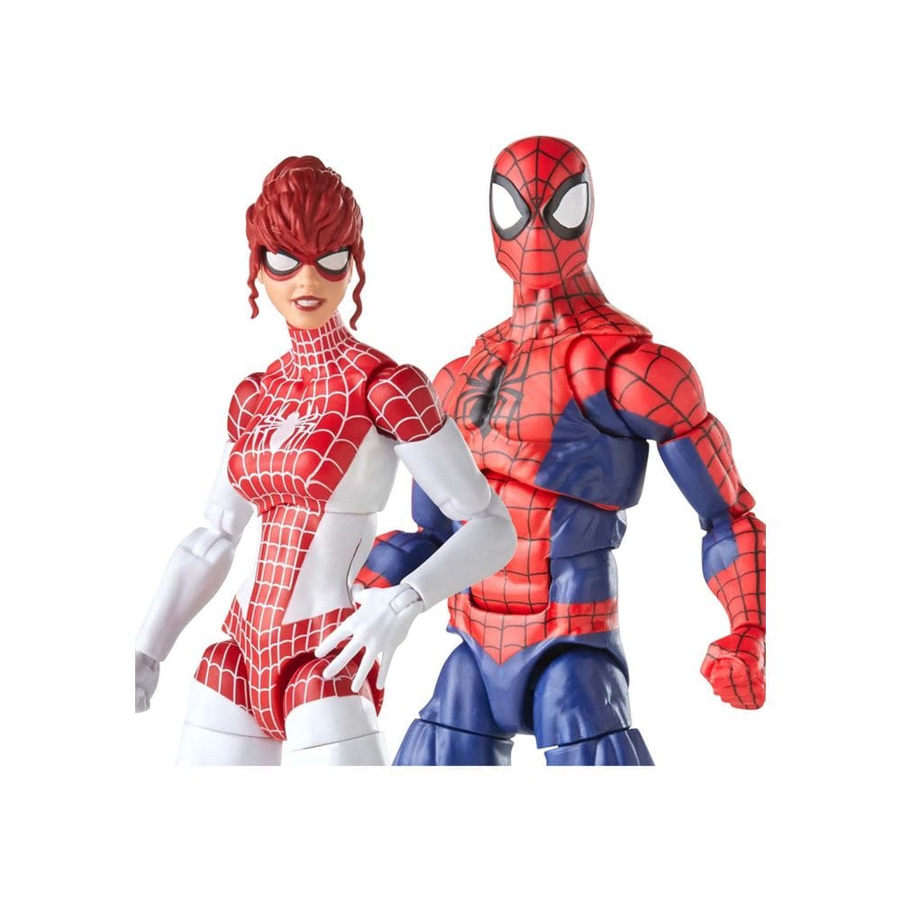 Boneco de ação Spider-Man Marvel Legends de 6 polegadas com fieira