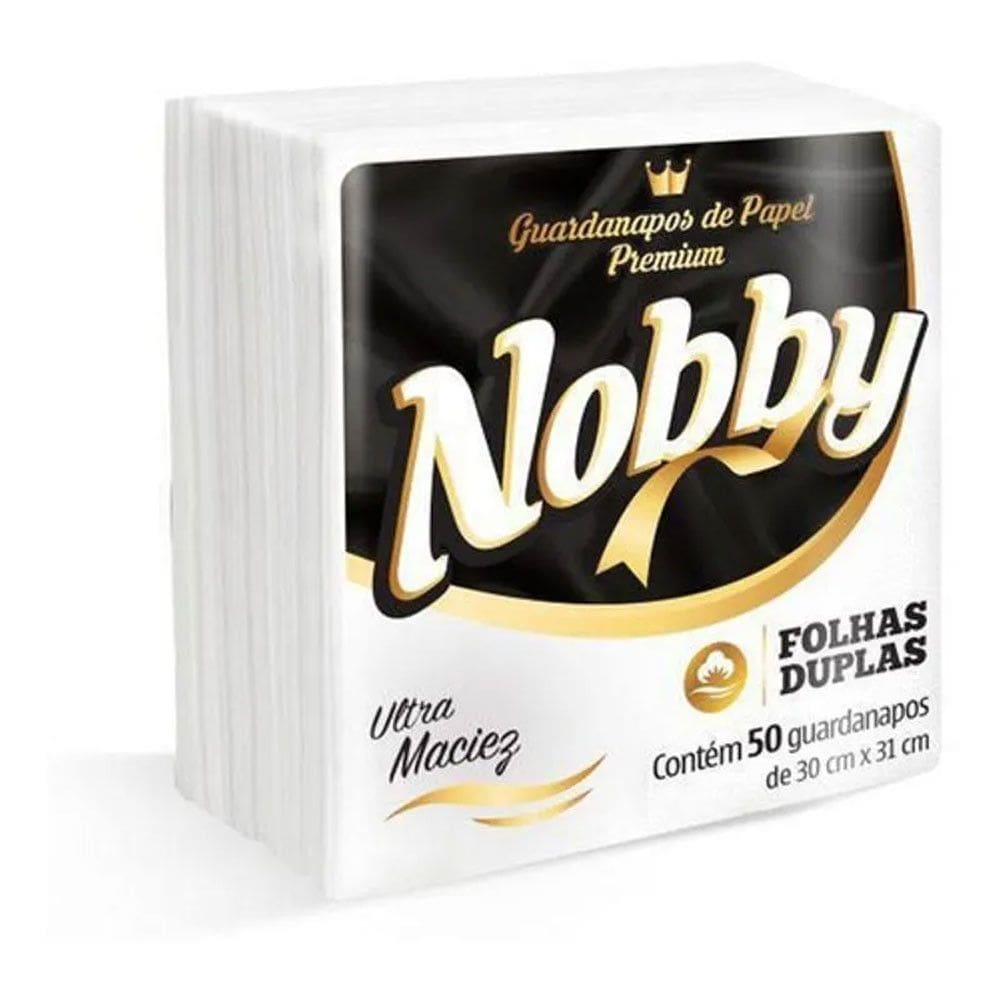 Guardanapo Folha Dupla 30x31 c/50 - Nobby