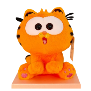 Brinquedo de pelúcia Sanmu Cartoon Garfield Cat Smile para crianças