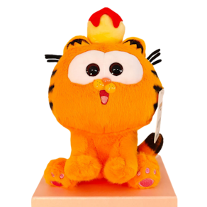 Brinquedo de pelúcia Sanmu Cartoon Garfield Cat King para crianças