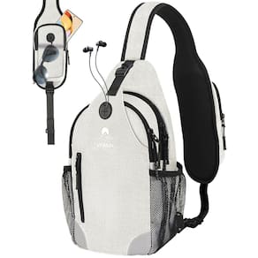 Bolsa Crossbody Sling VPBAGE para homens e mulheres à prova d`água