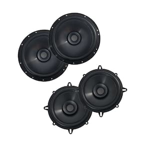 Kit Bomber 4 Alto Falantes 5 e 6 Pol Montadoras 200w Coaxiais