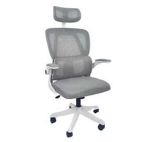 Cadeira De Escritório Presidente Executiva Oficial Legacy Cinza