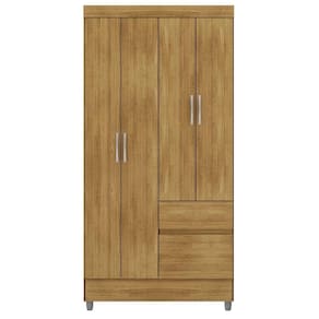 Guarda Roupa 102 Cm 4 Portas Plus 10090 Nature Vlr Nature