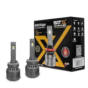 Kit Lâmpadas Ultra Led Hb3 9006 S17x 6500k 5500 Lumens 55w Canbus