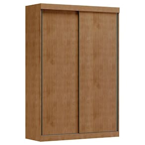 Guarda Roupa 2 Portas Deslizantes Madeira Maciça 150 Cm 1450 Freijó Milani Store