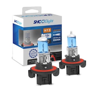 Kit Lâmpadas Halogena Super Branca H13 60/55w P26,4t 8500k Shocklight