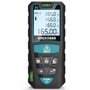Medidor de distância a laser RockSeed 50m com 2 níveis de bolha