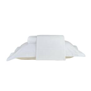 Jogo de Cama Dobby 300 Fios Branco - A\CASA