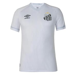 Camisa Santos I 25/26 Neymar N° 10 Jogador Umbro Masculina - Branco e Cinza
