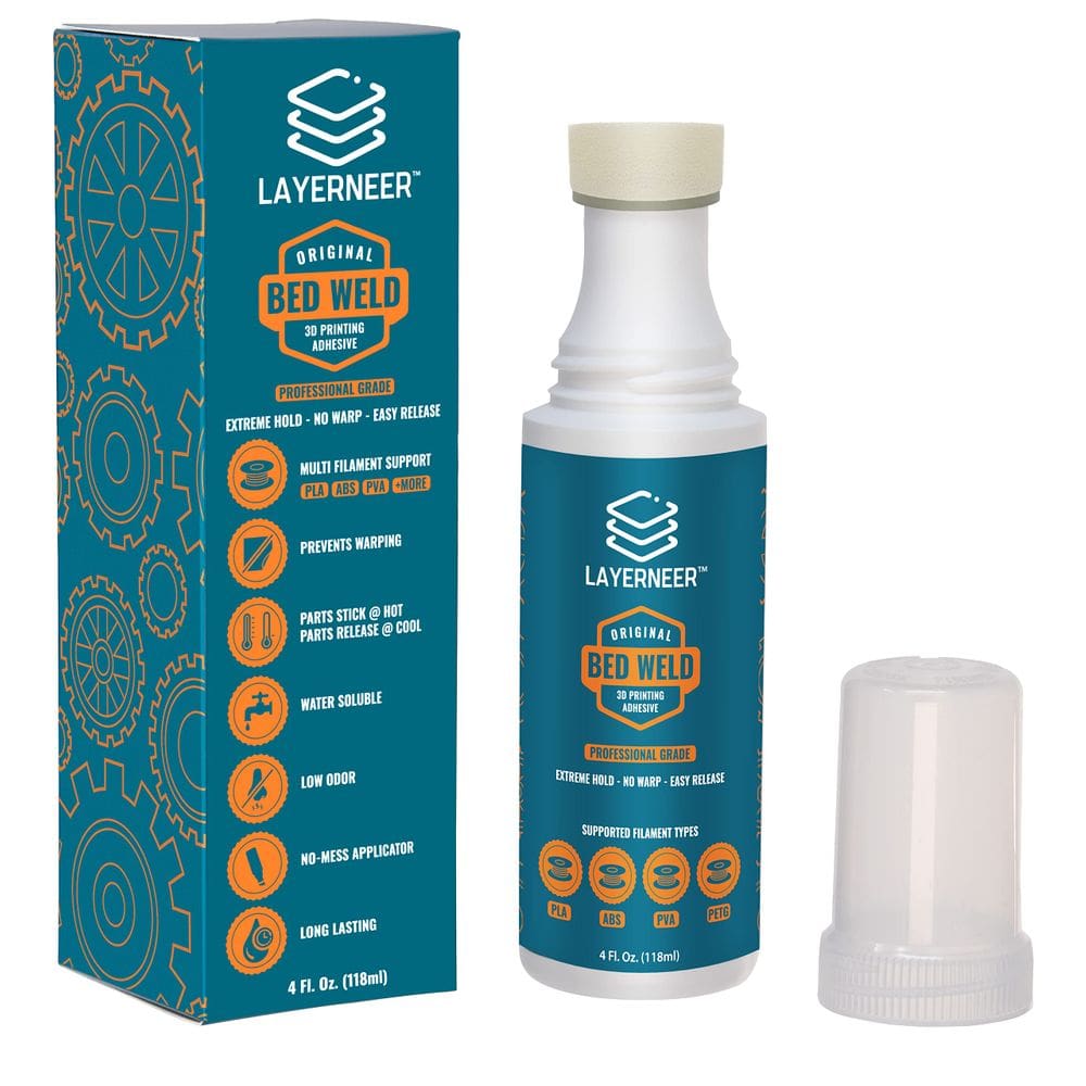 Cola adesiva para impressora 3D Bed Weld Layerneer 118 mL (4 fl oz)