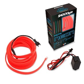 Fita Led Neon Vermelha Interior 2 Metros 12v Shocklight