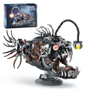 Conjunto de construção XITALAXU Mechanical Lantern Fish 1038 unidades