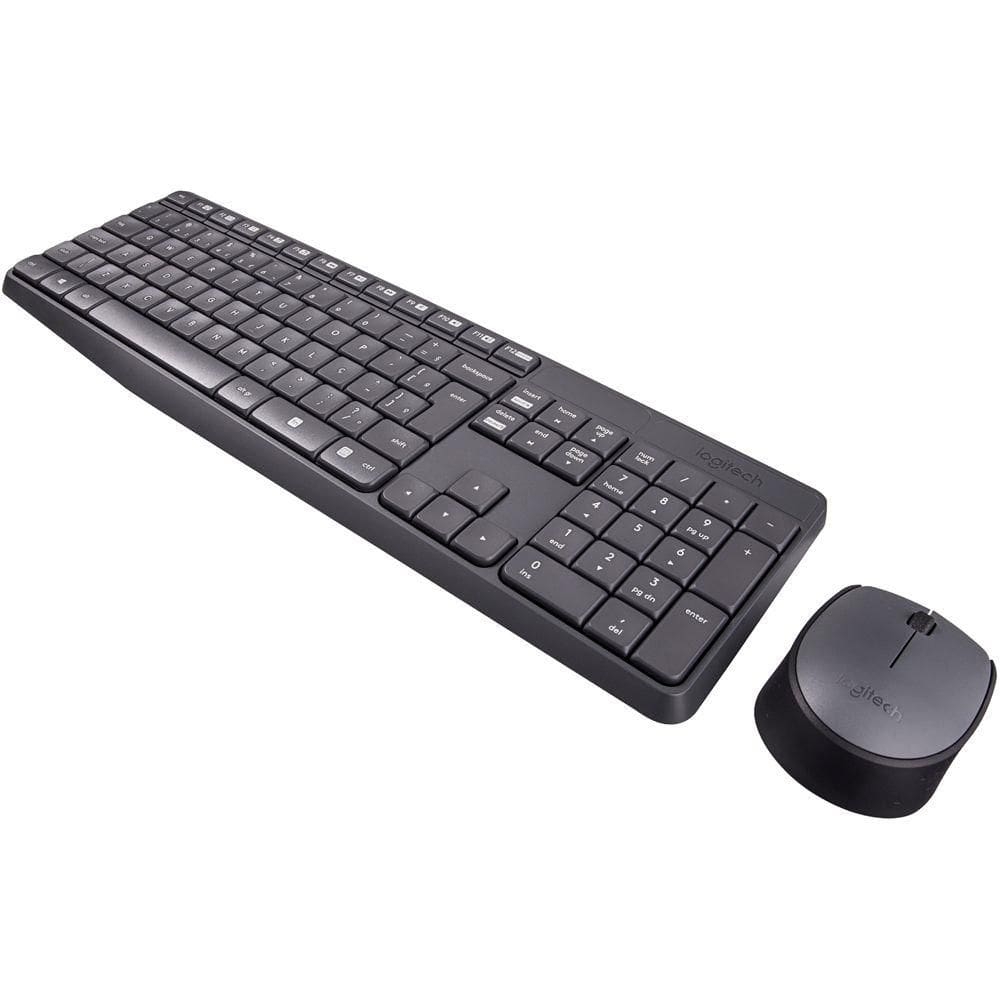 Combo Teclado e Mouse Logitech MK235 s/ Fio 920-007903