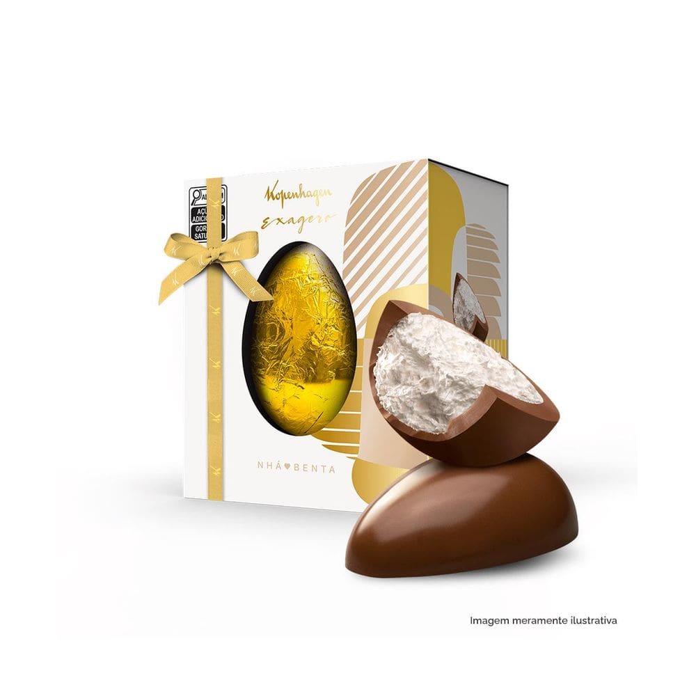 Ovo de Páscoa Kopenhagen Exagero Nhá Benta 390G